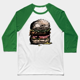 Hangry Hamburger Baseball T-Shirt